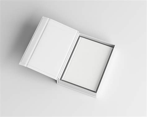 Free Hardcover Book With Magnetic Case Mockup Pixpine