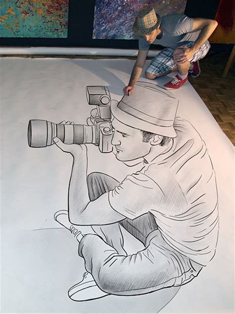 Creative 3d Pencil Drawings By Ben Heine