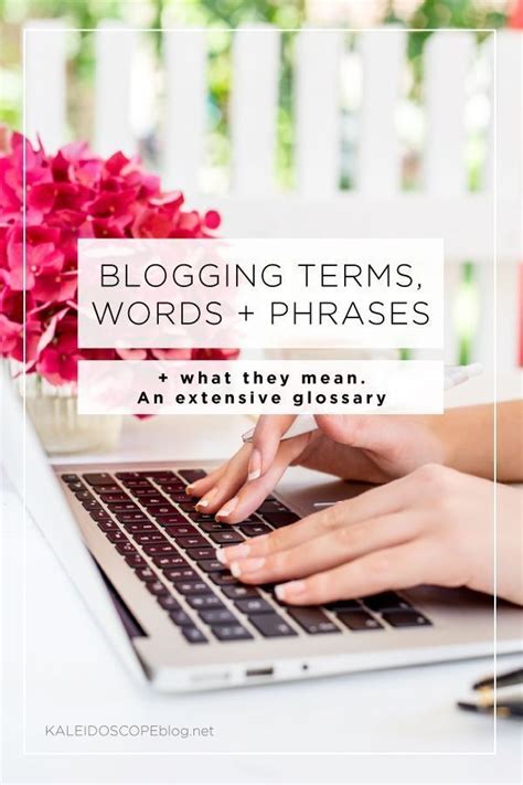 Blogging Glossary An Extensive List Of Blogging Terms Words And