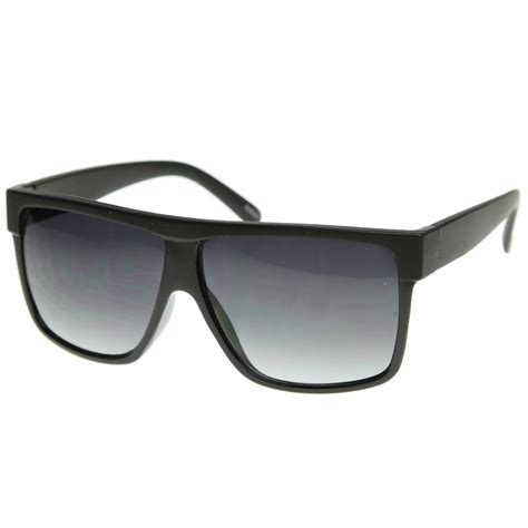 designer inspired large flat top square plastic aviator sunglasses ebay