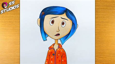How To Draw Coraline Easy Youtube