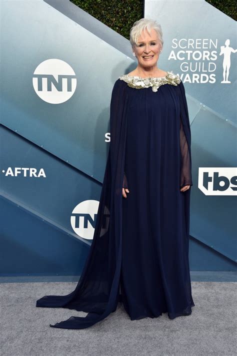 Glenn Close In Oscar De La Renta 2020 Sag Awards