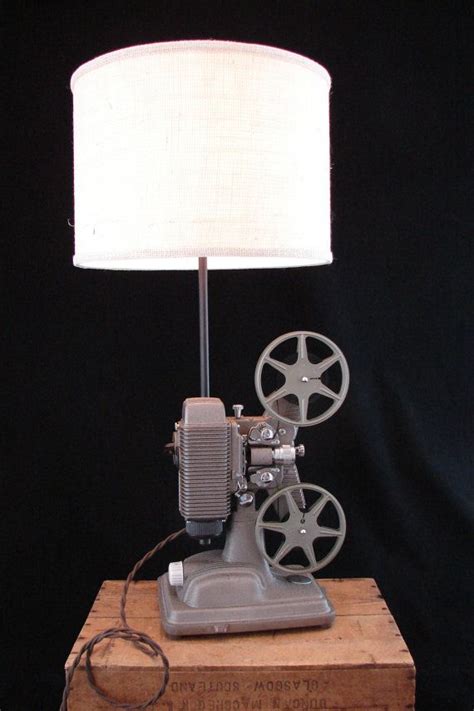 Upcycled Vintage Revere 8mm Projector Lamp By Benclifdesigns Great For The Theater Room