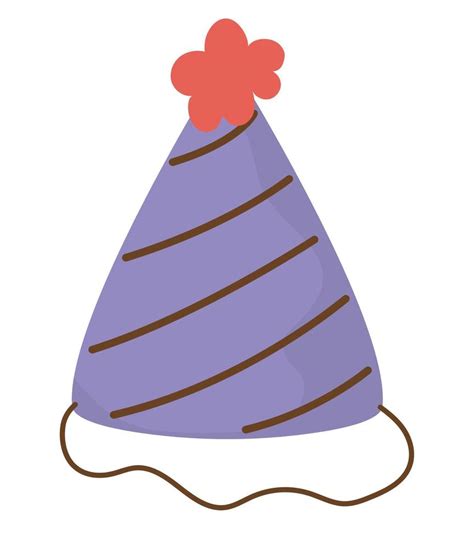 Purple Party Hat 21385746 Vector Art At Vecteezy