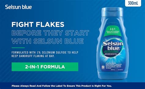 Selsun Blue 2 In 1 Anti Dandruff Shampoo And Conditioner 300ml Helps