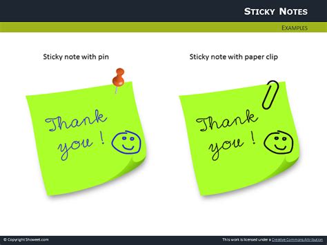 Sticky Notes With Pins For Powerpoint Showeet
