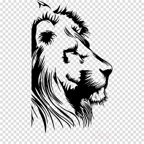 Vector Painted Lion Head Lion Clipart Head Clipart Vector Png And