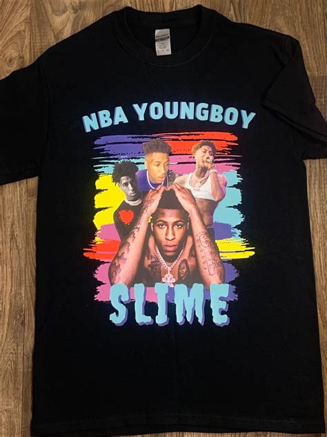 Nba Youngboy Graphic Tee Hip Hop Shirt Rap T Shirt Vintage Etsy