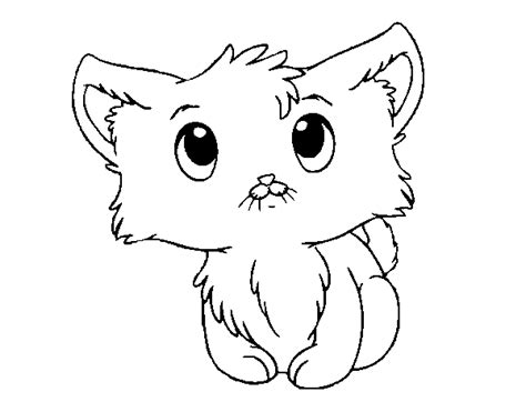 This cute coloring sheet features a trio of kittens in need of a good home. Cute kitten coloring page - Coloringcrew.com