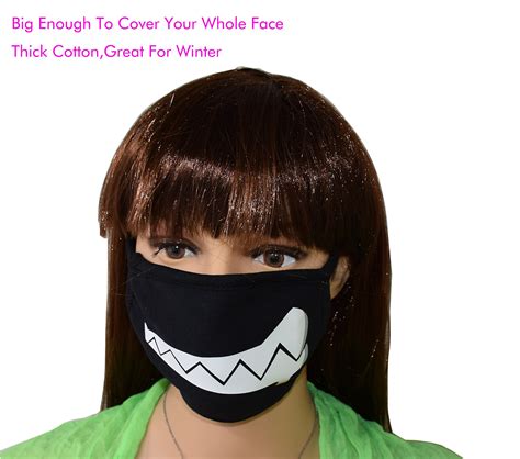 Caszel Mouth Mask Anime Cute Fashion Mask Emoticon Mouth Muffle