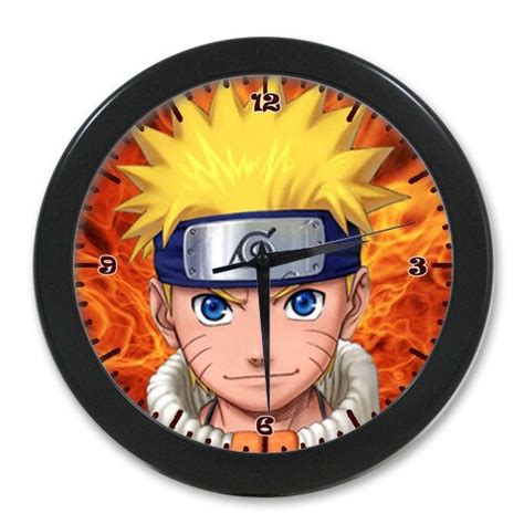 Naruto Custom Digital Wall Clocknaruto Decorationsnarutoclock Book