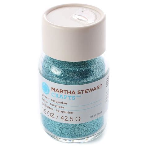 Martha Stewart Crafts Turquoise Fine Glitter Glitter Basic Craft