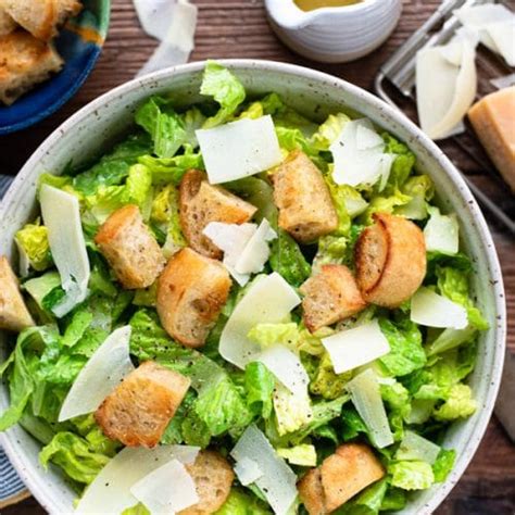 Classic Caesar Salad Recipe The Seasoned Mom