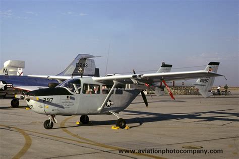 The Aviation Photo Company O 2 Skymaster Cessna Usaf 355 Tfw 27 Tass Cessna O 2a Skymaster
