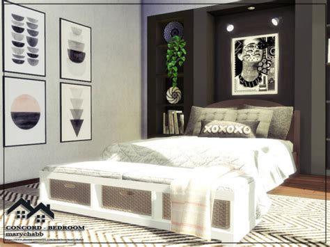 Concord Bedroom By Marychabb From Tsr • Sims 4 Downloads