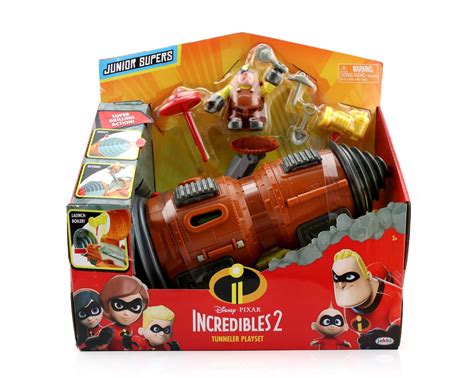 Dan The Pixar Fan Incredibles 2 Junior Supers Tunneler Playset By