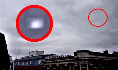 Ufo Sighting Claim Of White Alien Orbs Spied Spilling Out From
