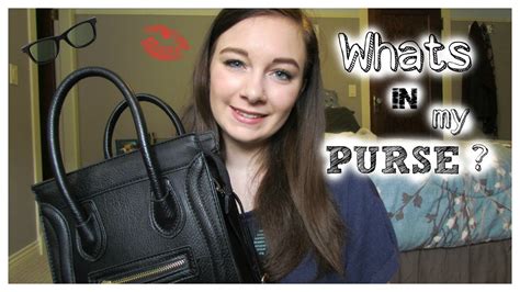 Whats In My Purse Carrie Nicole Youtube