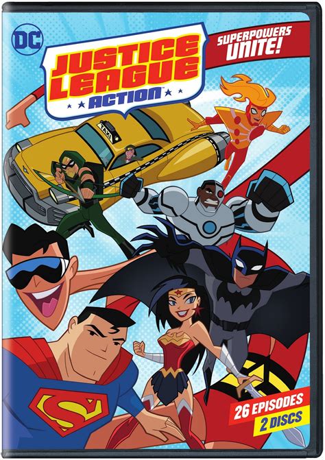 Галь гадот, генри кавилл, бен аффлек. Justice League: Action - Superpowers Unite (DVD) | post ...