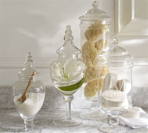 Classic Glass Apothecary Jar - Traditional - Bathroom Canisters - by Pottery Barn