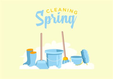 Free Spring Cleaning Vector Download Free Vector Art Stock Graphics