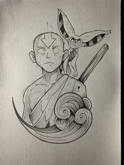 Avatar The Last Airbender Art Drawings Sketches Simple Cartoon