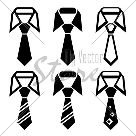 Corbata.org ofrece una amplia gama de corbatas blancas. vector tie black symbols - Illustration #2968 - My Vector ...