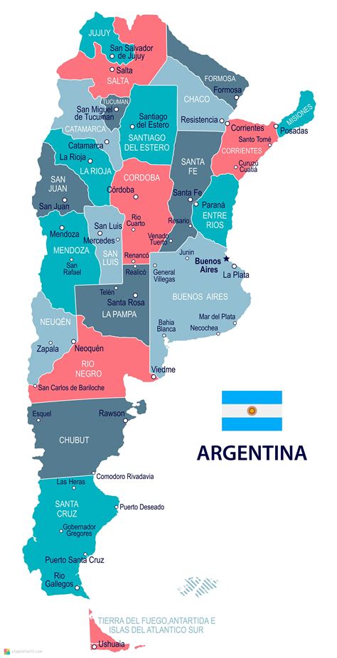 Los Mejores Mapas De Argentina Para Imprimir Etapa Infantil