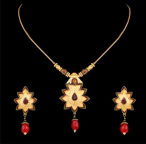 Himachali Gold Chain Pendant With Earrings At Best Price In Solan
