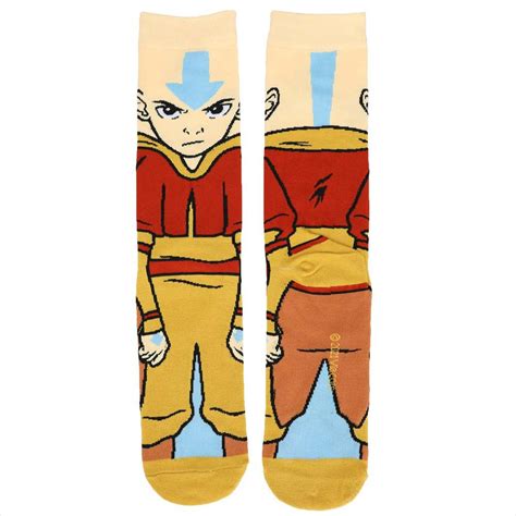Avatar The Last Airbender Aang 360 Character Socks Repop Ts