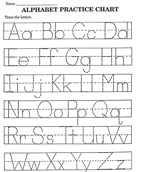 Tracing Letters And Numbers Worksheets Pdf