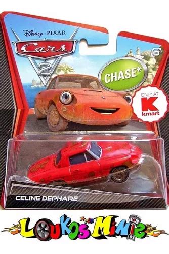 Disney Cars 2 Celine Dephare Chase Lacrado Raridade Loukosporminis
