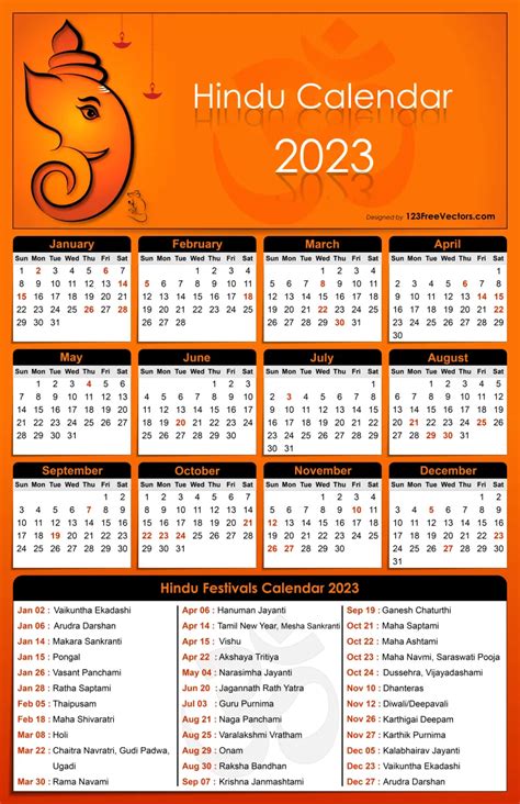 2023 Hindu Calendar Printable Calendar 2023 Images And Photos Finder