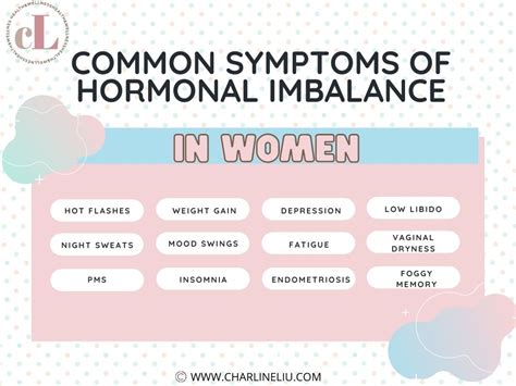 What Are Common Symptoms Of Hormonal Imbalances In Women Charline Liu