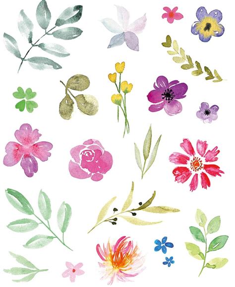 Einfach handlettering lernen mit tipps & tricks! Watercolor-Blüten & -Blätter - Katja Haas | PapierLiebe