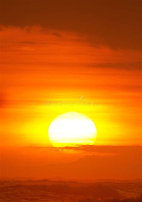 Vibrant Sunset Stock Photo Image Of Cloudiness Sunlight 12070560