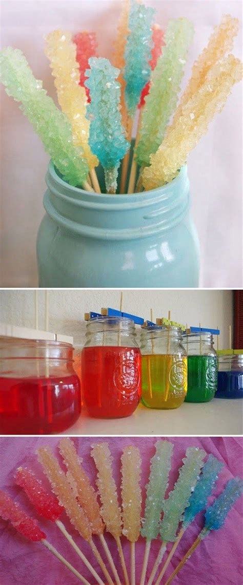 How about next time they are looking for a sweet treat, you add some fun learning to their snack request! Rock Candy - Edible Science Experiment - 29 Cool & Quick ...