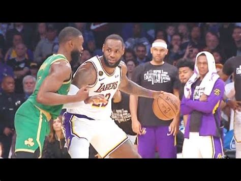 Team and players stats from the nba finals series played between the los angeles lakers and the boston celtics in the 2008 playoffs. Lakers vs Celtics Wild End Of Final Minutes With Refs ...