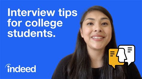 5 Best Interview Tips For College Students Bonus Tip Indeed Career
