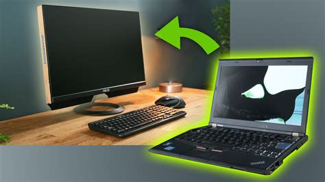 Transform A Damaged Laptop Into An All In One Desktop Pc Youtube