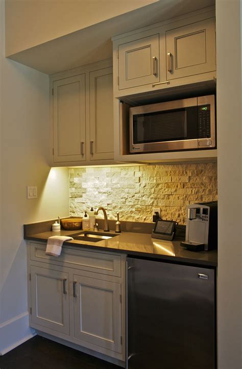 This Coffee Barkitchenette Sits In A Master Bedroom For Early Morning