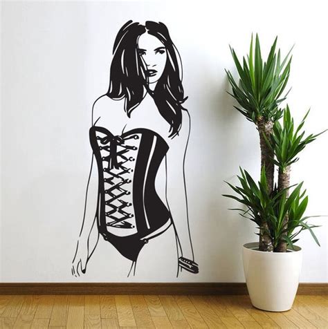Items Similar To Sexy Woman Pin Up Girl Wall Decal Art Decor Sticker