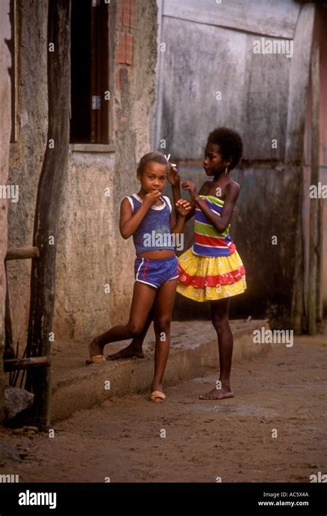 2 Two Brazilians 2 Brazilian Girls Two Brazilian Girls Sisters Favela Slum Salvador De