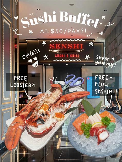 Sushi Buffet With Free Lobster At 50pax 😯🍣🦞 Gallery Posted By