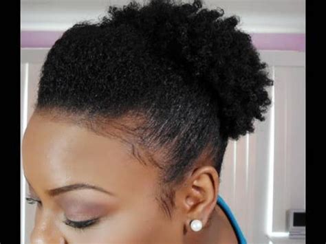 Quick Hairstyle For Natural Hair Quick And Easy Hairstyle On Natural