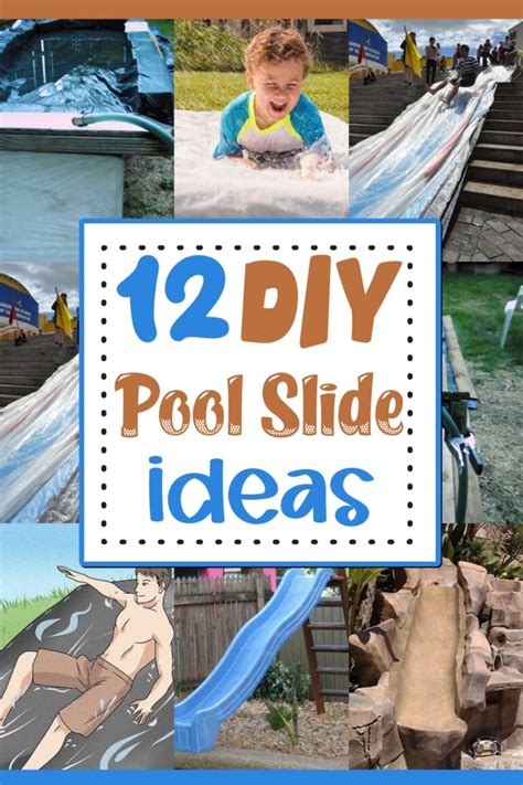 12 Homemade Pool Slide Ideas That You Can Diy Easily Diyncrafty