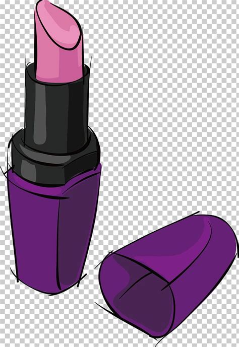 Lipstick Png Clipart Beau Cartoon Cartoon Lipstick Cosmetics