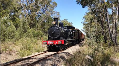 3001 And 3526 Steam Train At Buxton Thirlmere Festival Of Steam Nsw