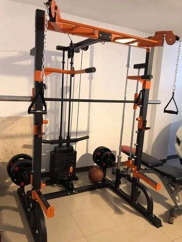 Bharat Fitness Functional Trainer Power Rack With Smith Machine And