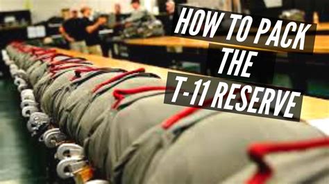 How To Pack The T 11r Parachute Youtube